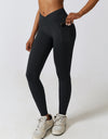 Wide Waistband Active Leggings