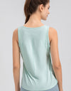 Wide Strap Round Neck Active Tank