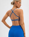 Crisscross Spaghetti Strap Active Cami