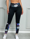 Printed Wide Waistband Active Leggings