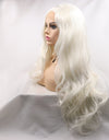 13*3" Lace Front Wigs Synthetic Long Wavy 24" 130% Density