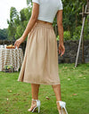 High Waist Midi Skirt