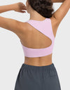 Cutout Round Neck Active Tank