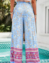 Printed High Waist Wide Leg Pants