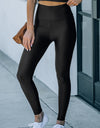 Double Take Wide Waistband Slim Fit Leggings