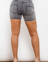 Full Size Zip Closure Denim Shorts