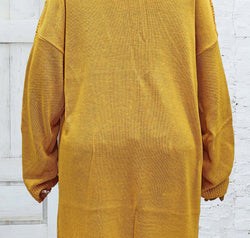 Plus Size Openwork Long Sleeve Open Front Cardigan