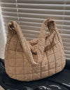 Large Quilted Shoulder Bag