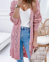 V-Neck Long Sleeve Cardigan