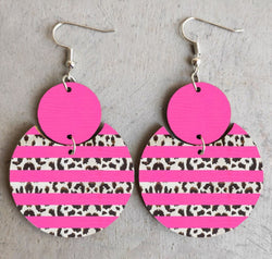 Xylem Leopard Dangle Earrings