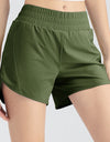 Elastic Waist Active Shorts