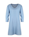 Full Size V-Neck Half Sleeve Dress