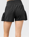 Elastic Waist Pocketed Active Shorts