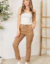 Risen Full Size High Waist Straight Jeans with Pockets