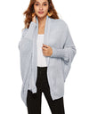 Open Front Batwing Sleeve Cardigan