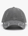 Raw Hem Adjustable Cap