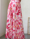 Printed High Waist Wide Leg Pants