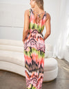 White Birch Tie-Dye Sleeveless Maxi Dress