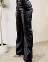 Buttoned High Waist Pants with Pockets