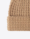 Waffle-Knit Cuff Beanie