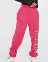 Simply Love Full Size PINK Graphic Sweatpants