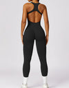 Cutout Racerback Active Jumpsuit