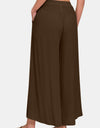 Zenana Woven Wide Leg Pants With Pockets