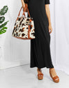 Animal Print Plush Weekender Bag