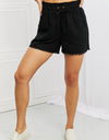 Zenana Seaside Full Size Linen Shorts