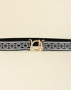 Toggle Clasp Elastic Belt