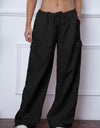 Drawstring Waist Pants with Pockets