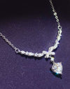 1 Carat 925 Sterling Silver Moissanite Necklace