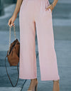 Paperbag Wide Leg Pants with Pockets