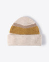 Tricolor Cuffed Knit Beanie