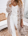 V-Neck Long Sleeve Cardigan