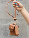 Nicole Lee USA Vegan Leather 3-Piece Lanyard Set