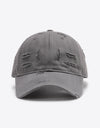 Distressed Adjustable Baseball Cap