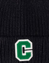 Letter C Patch Cuffed Beanie