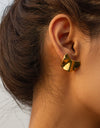 Irregular 18K Gold-Plated Earrings