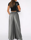 High Waist Wide Leg Pants