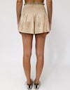 Smocked High Waist Shorts