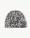 Leopard Pattern Cuffed Beanie