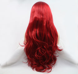 13*3" Lace Front Wigs Synthetic Long Wavy 24" 130% Density