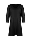 Full Size V-Neck Half Sleeve Dress