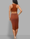 Slit High Waist Skirt