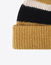 Tricolor Cuffed Knit Beanie