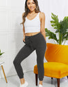 Blumin Apparel Full Size Easy Living Ribbed Joggers