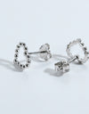 925 Sterling Silver Heart Earrings