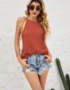 Grecian Neck Knit Tank