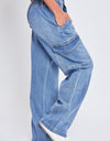 YMI Jeanswear High-Rise Straight Cargo Jeans